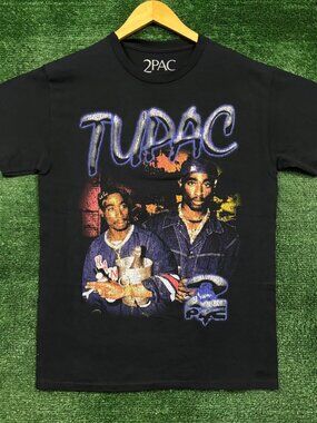 2Pac Graphic 90s Style T-Shirt Size Medium